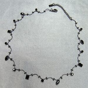 Anne Klein Black Beaded Necklace